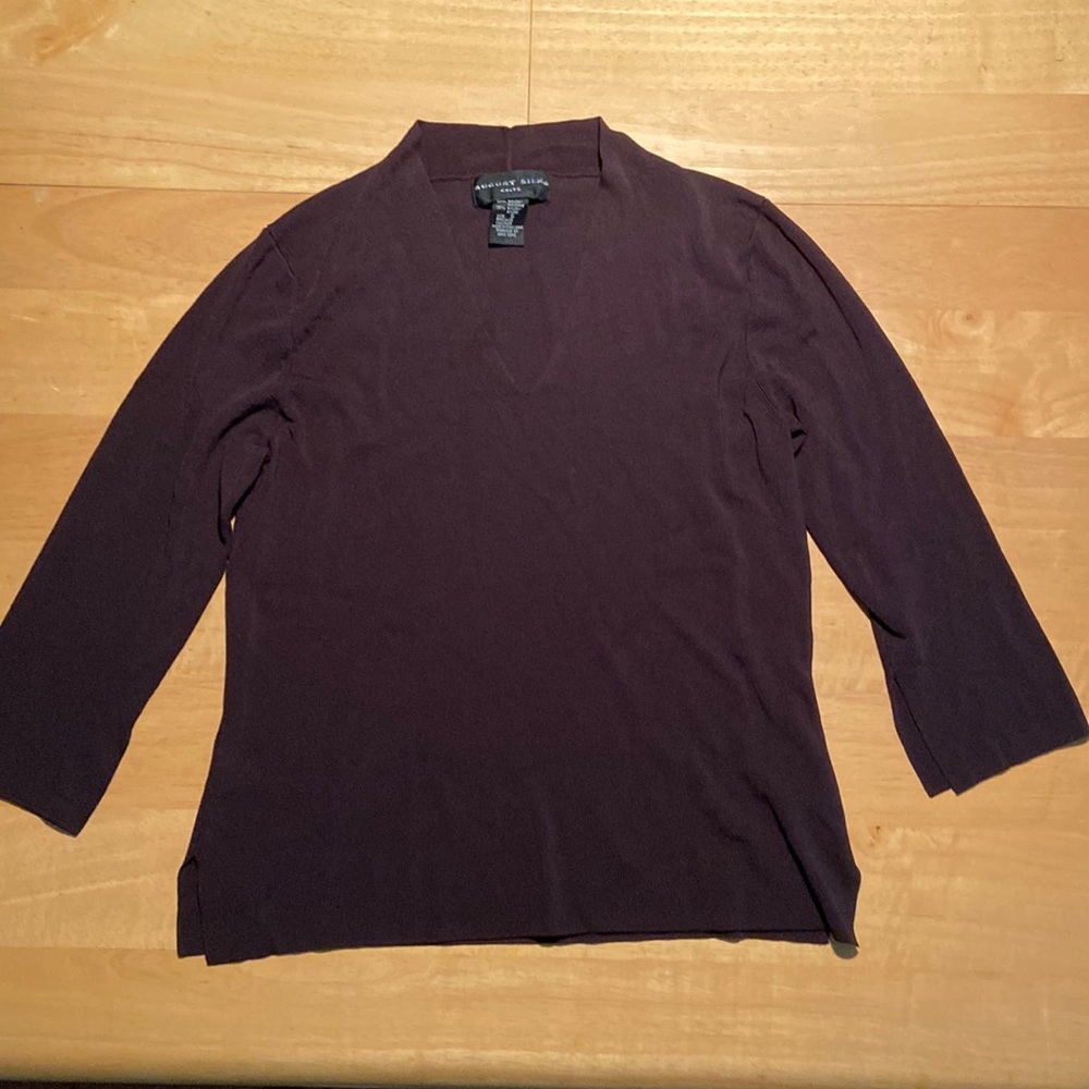 Brown knitted top